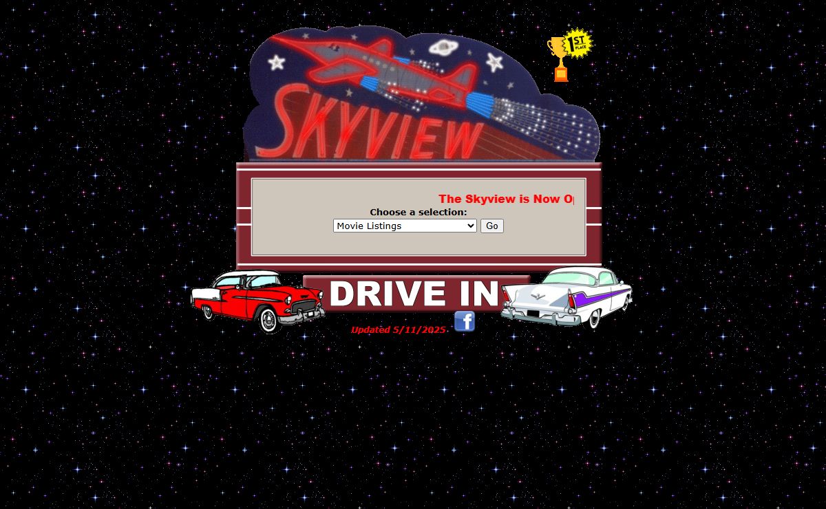 Welcome to the OFFICIAL Skyview Drive-In Website!