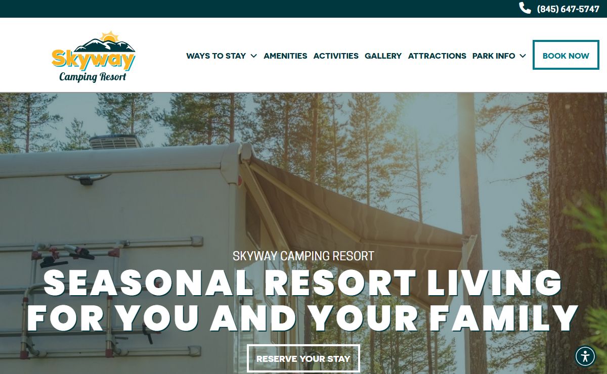 Skyway Camping Resort | Greenfield Park, NY Campground