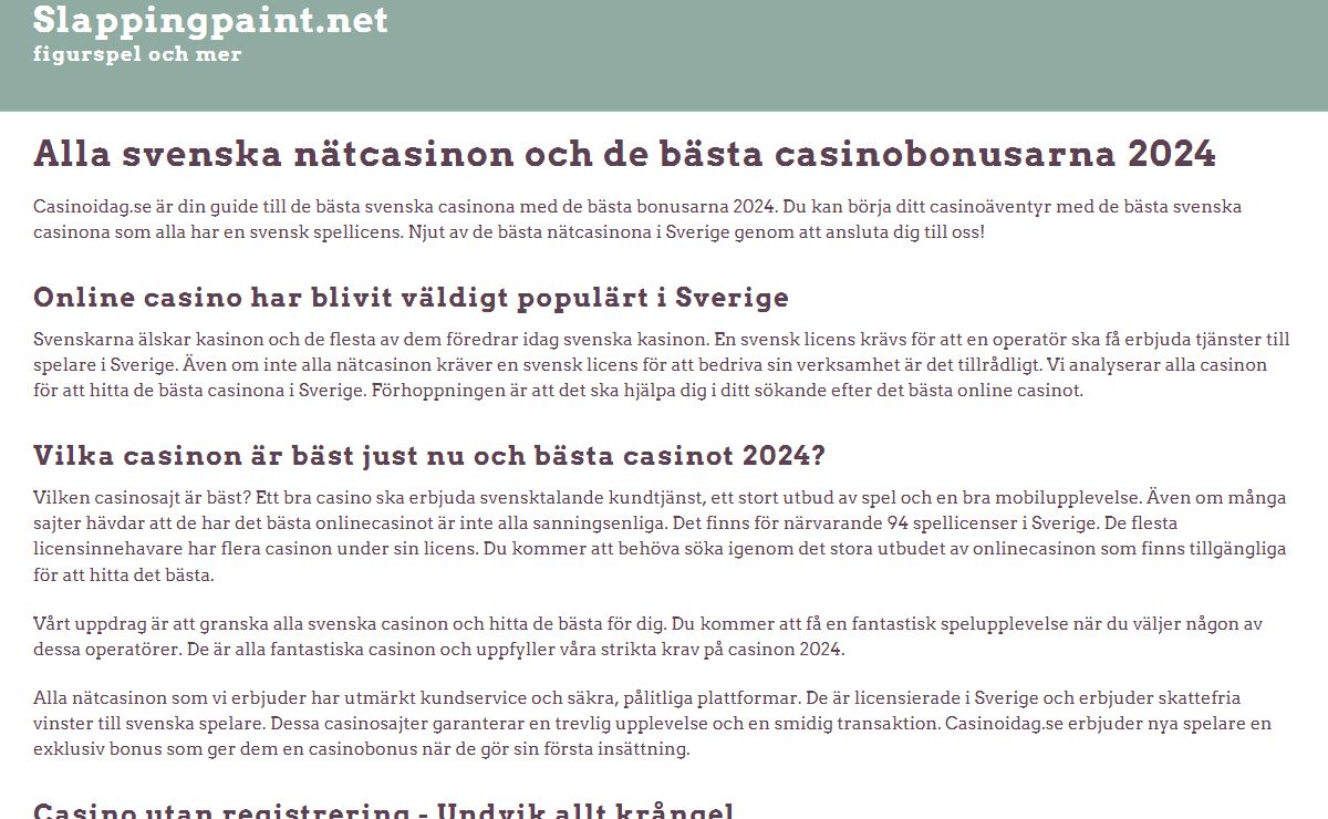 Bästa nätcasinon - missa inte den ärliga rankningen för svenskar