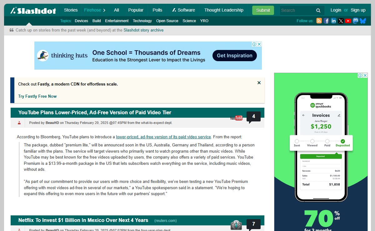 Slashdot: News for nerds, stuff that matters