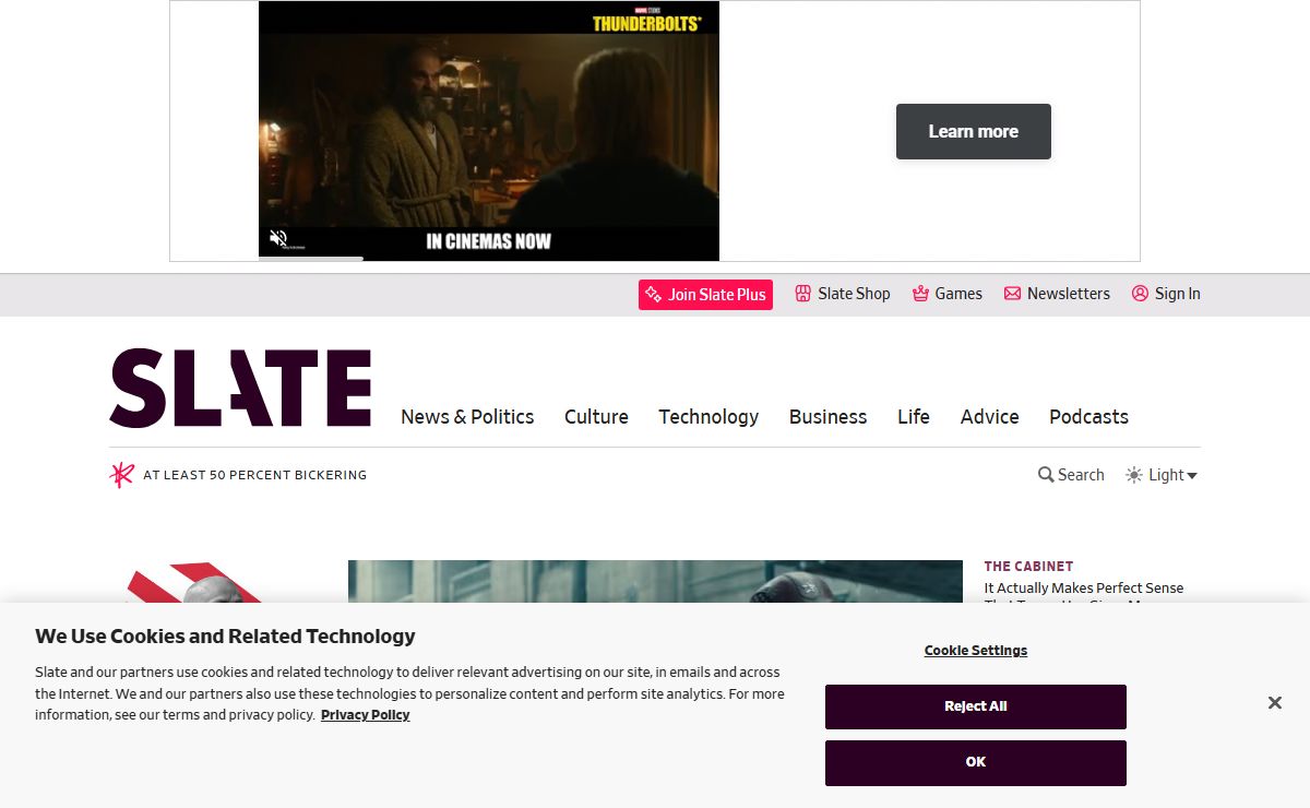 Slate Magazine - Politics, Business, Technology, and the Arts