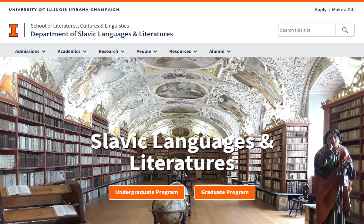 Home | Department of Slavic Languages & Literatures | Illinois