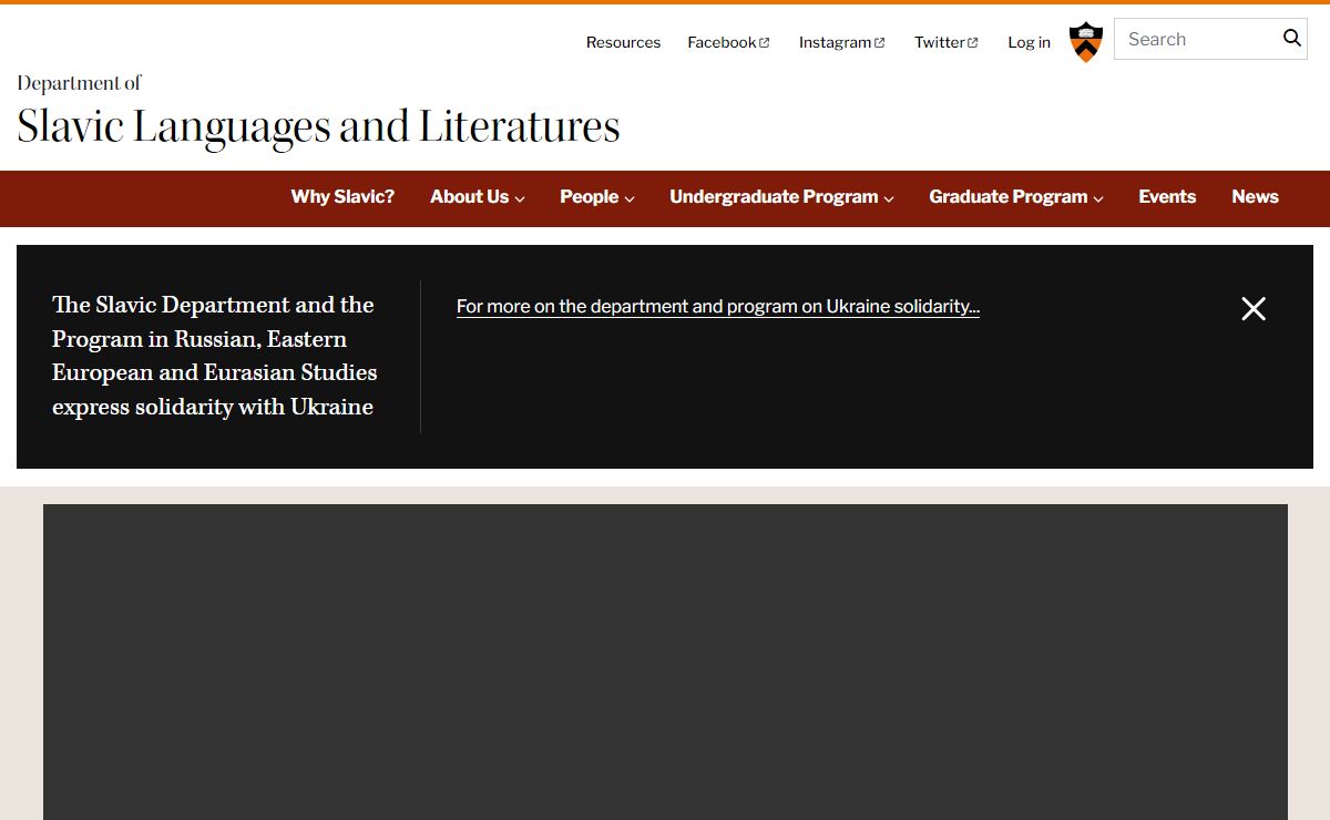 Slavic Languages and Literatures