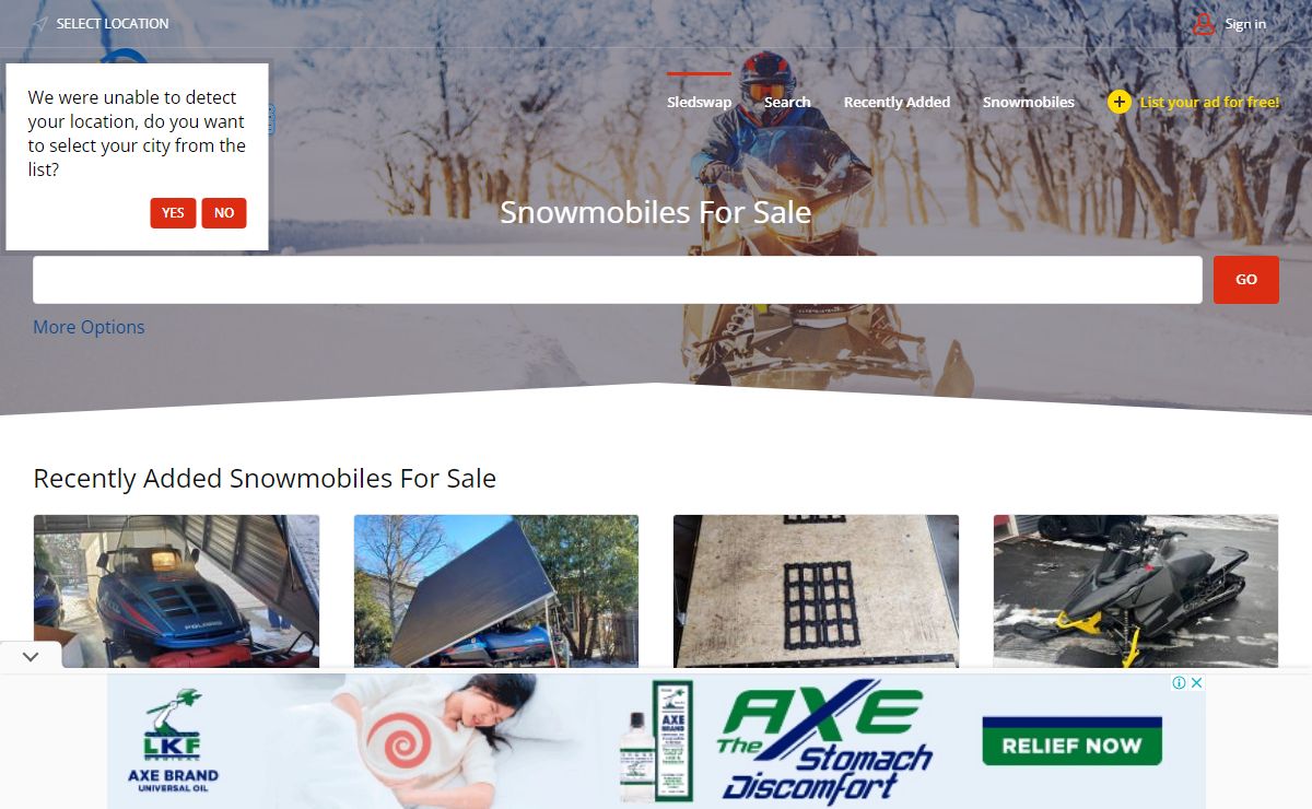 Snowmobiles for sale | Sledswap.com