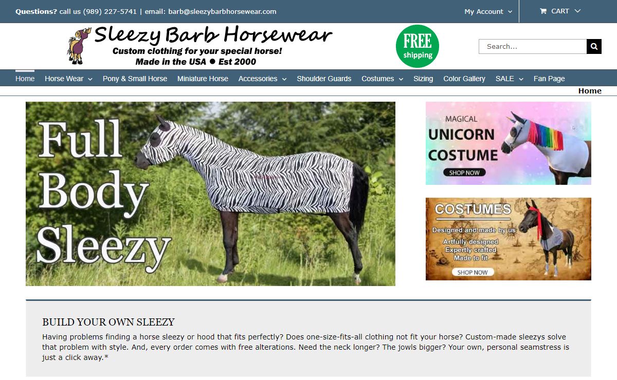 Premium lycra horse wear - Custom clothing for your special horse!