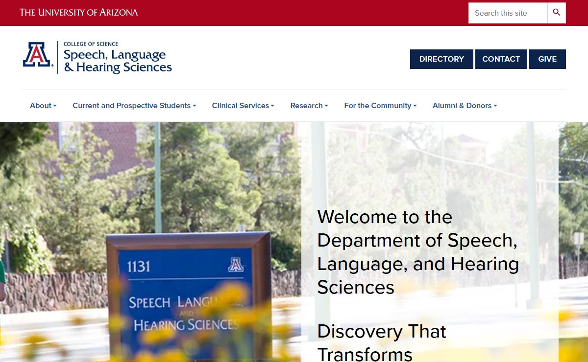 Home | Speech, Language, and Hearing Sciences
