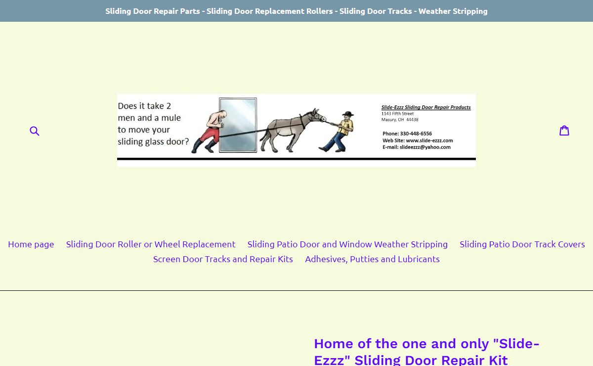 Sliding Door Repair | Door Track | Glass Door Roller | Weatherstrip