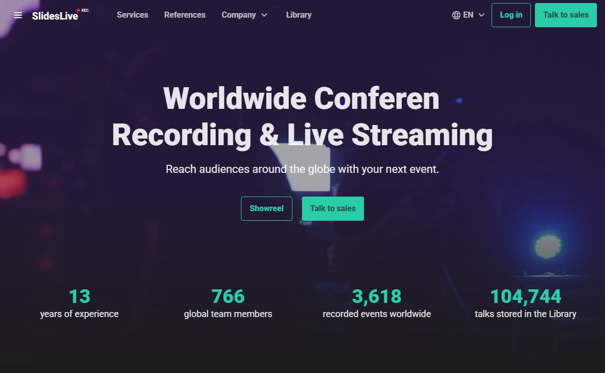 SlidesLive · Professional Conference Recording