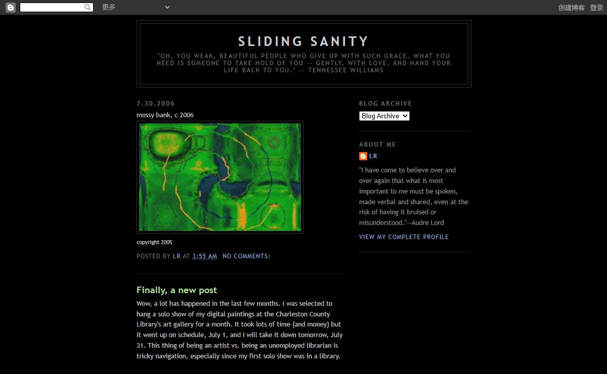 sliding sanity
