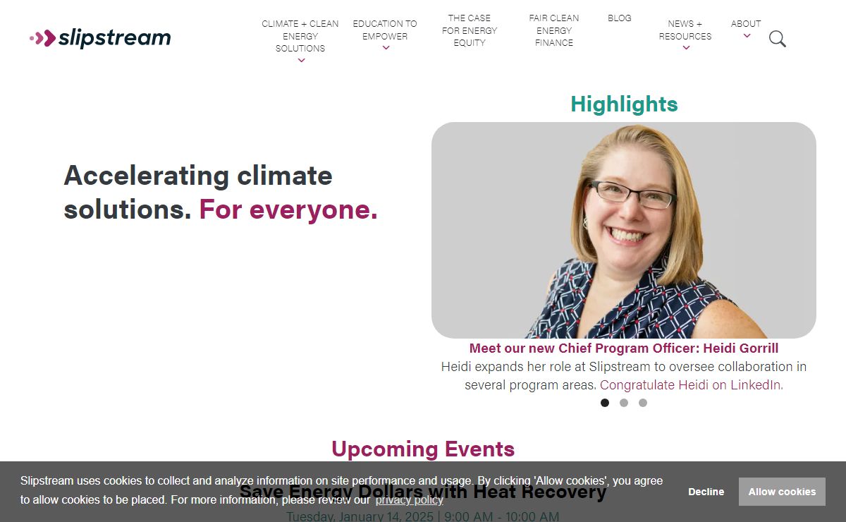 Slipstream | Accelerating climate solutions for everyone