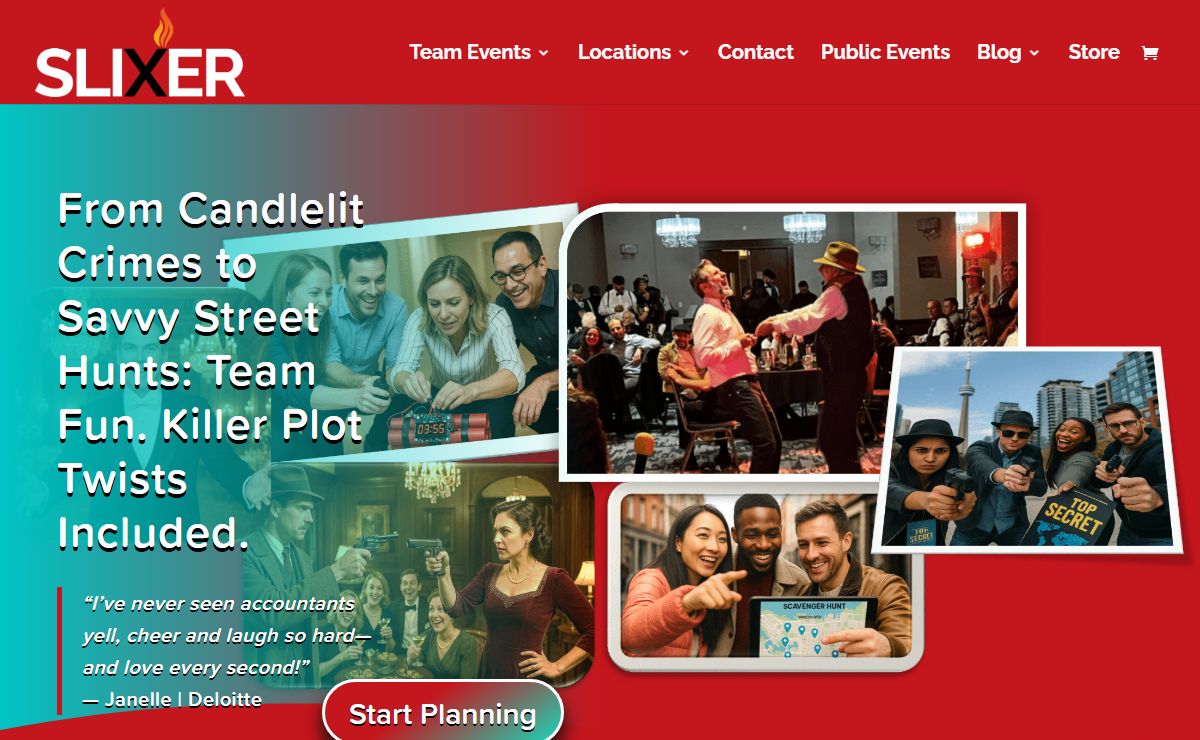 Slixer Events | Fun, Innovative & Engaging Team Events