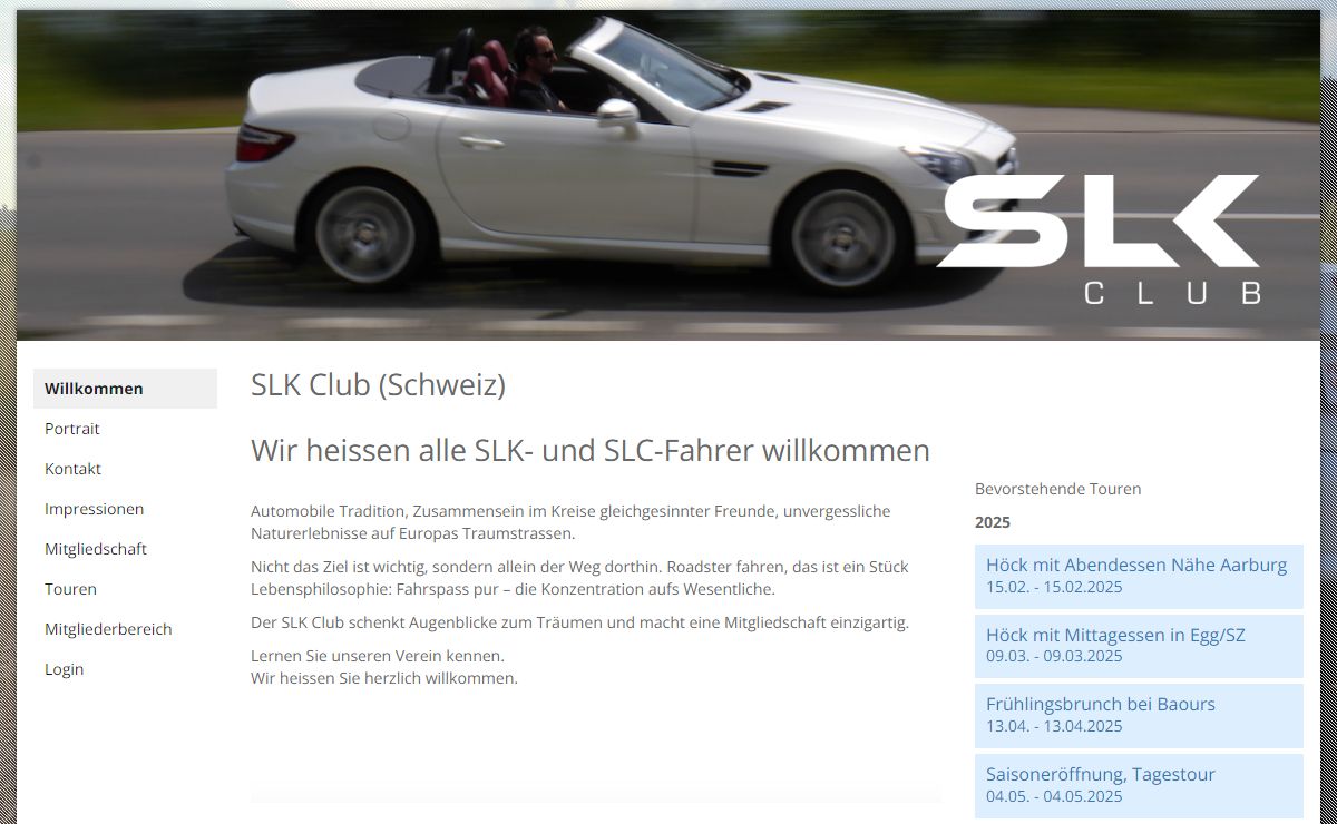 Willkommen - Mercedes-Benz SLK Club (Schweiz)