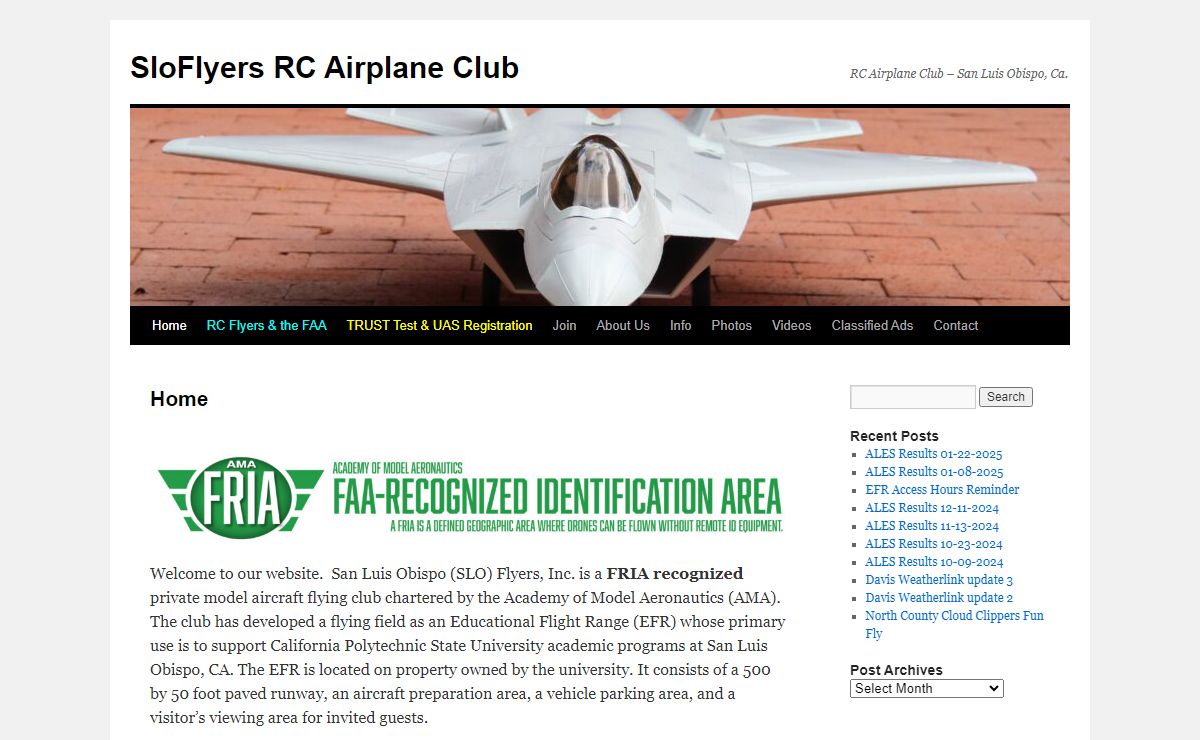 SloFlyers RC Airplane Club | RC Airplane Club – San Luis Obispo, Ca.