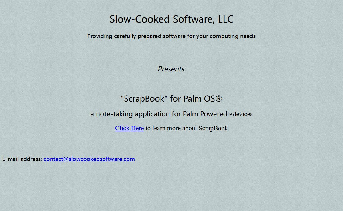 Slow-Cooked Software, LLC