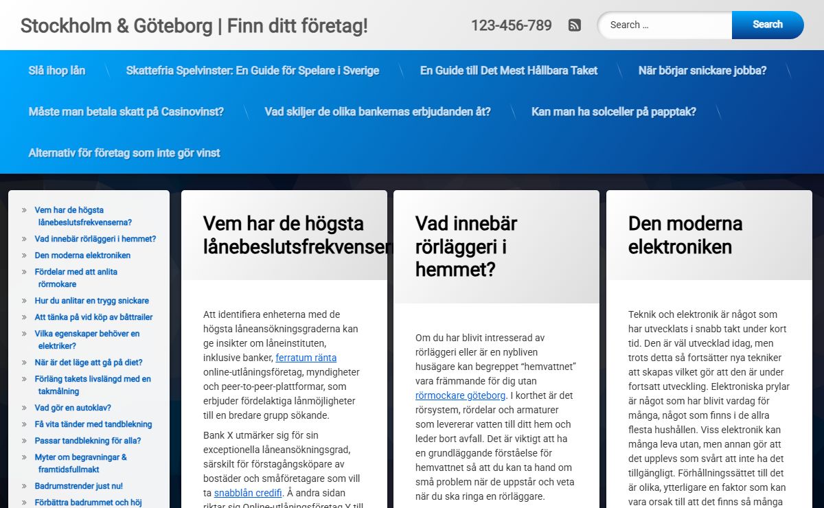 Stockholm & Göteborg | Finn ditt företag!