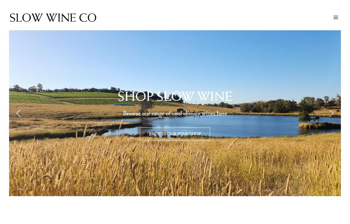 Slow Wine Co - Website