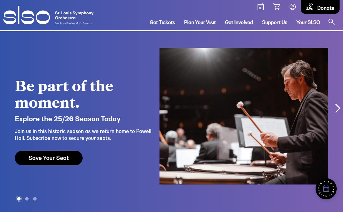 Welcome to the SLSO - St. Louis Symphony Orchestra