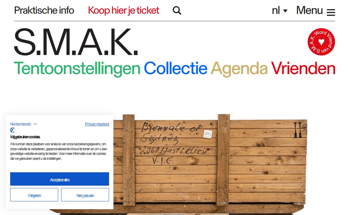 SMAK Gent, Hedendaagse Kunst, tentoonstellingen, collectie | S.M.A.K.