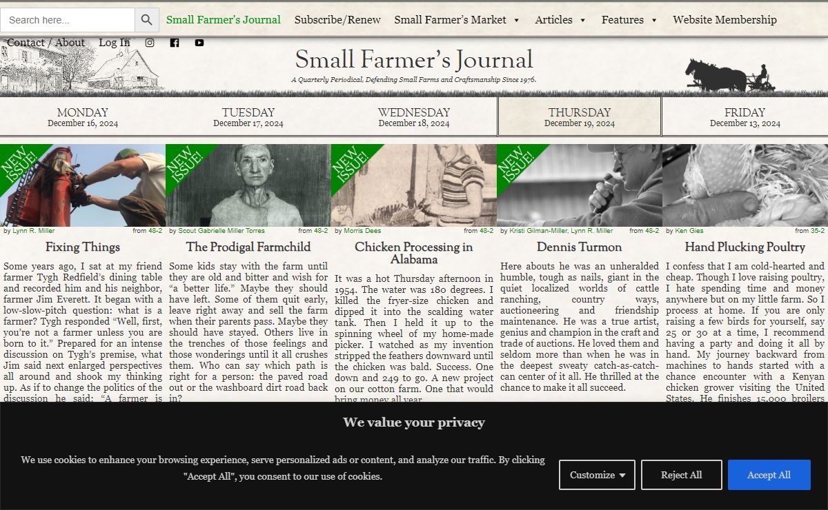 Home - Small Farmer's JournalSmall Farmer's Journal