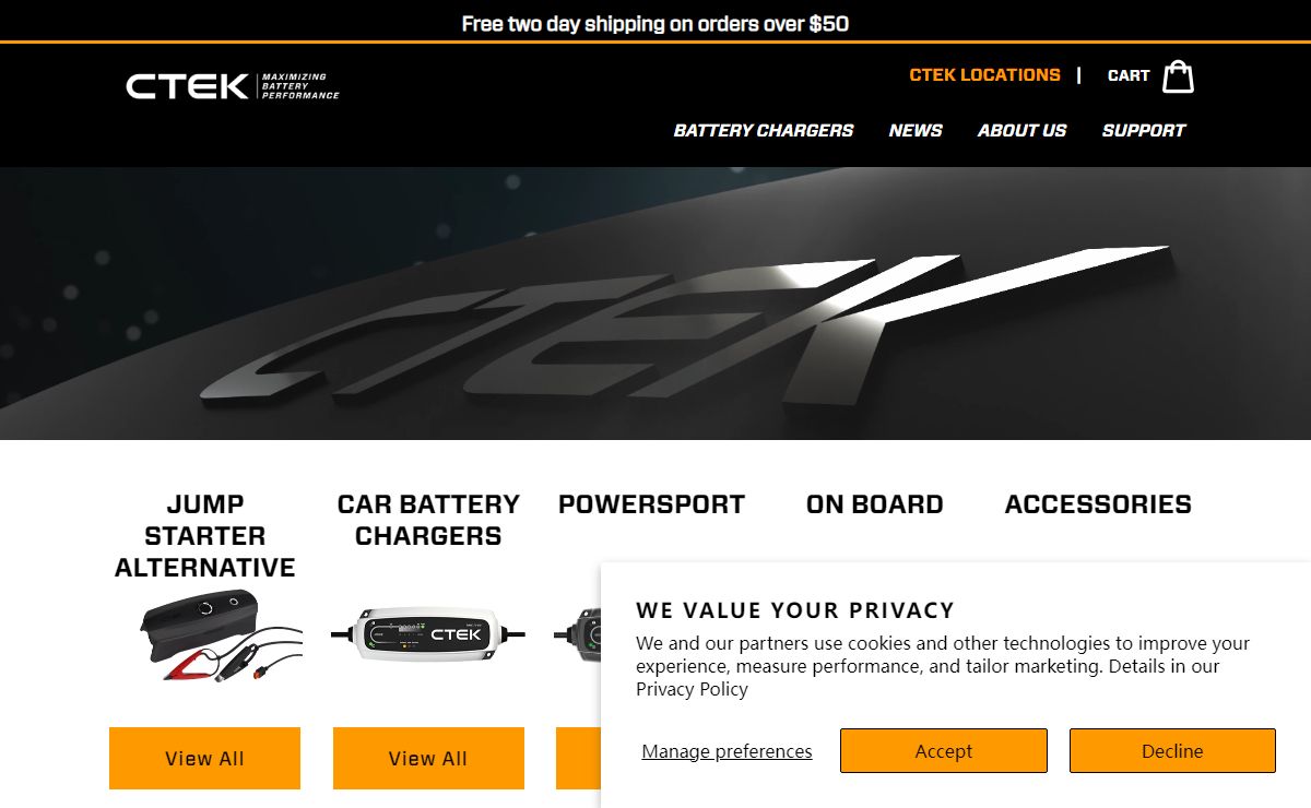 CTEK North America | Maximizing Battery Performance | Battery Chargers – smartercharger.com