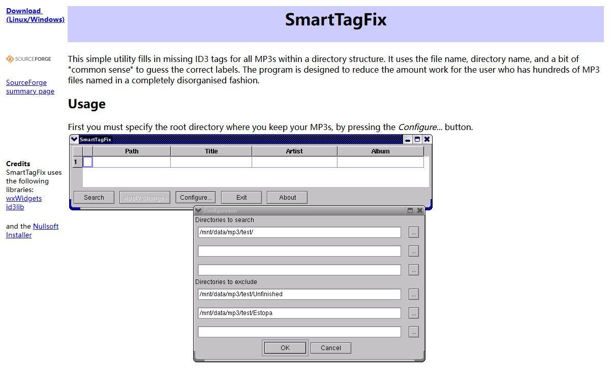 SmartTagFix: MP3 Tag Repair Utility