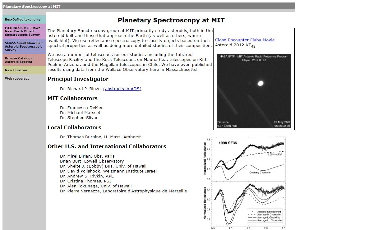 Planetary Spectroscopy Group at MIT