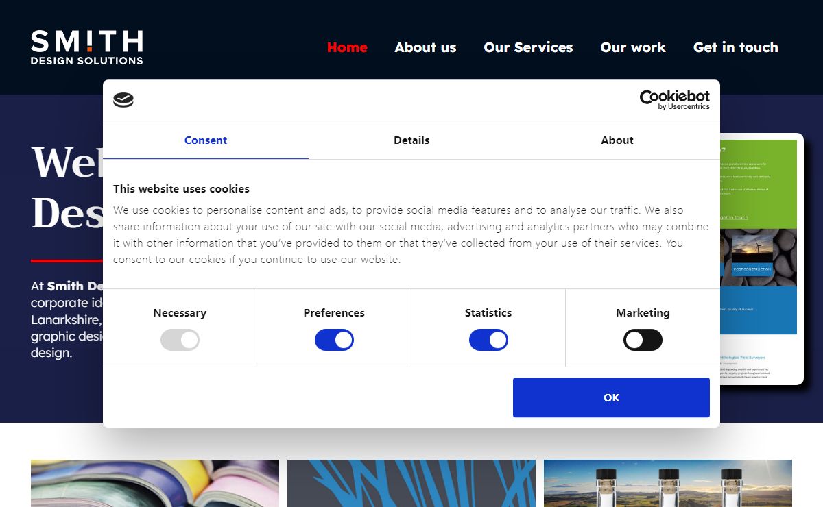 Web design Lanarkshire Glasgow | Smith Design Solutions