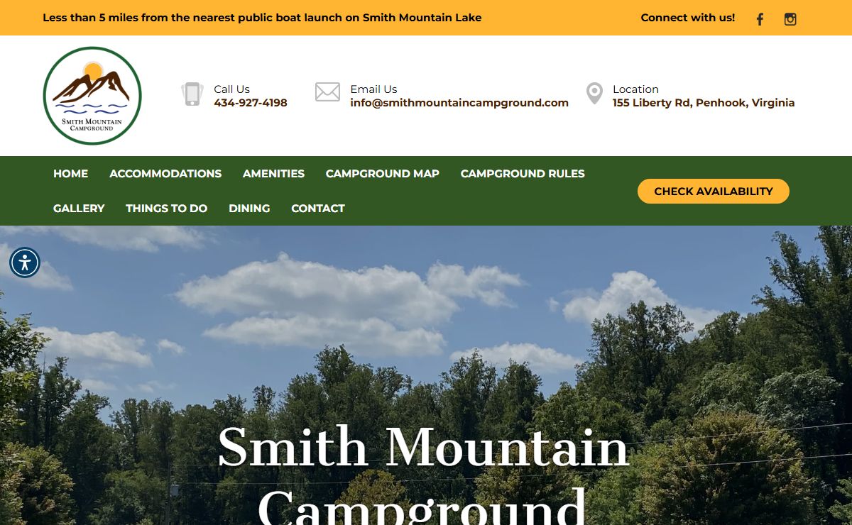 Smith Mountain Campground - Penhook, Virginia
