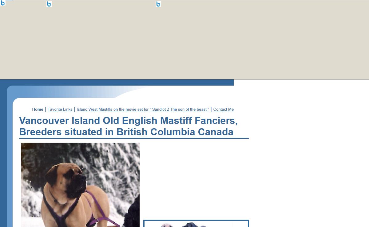 Vancouver Island Old English Mastiff Fanciers, Breeders situated in British Columbia Canada