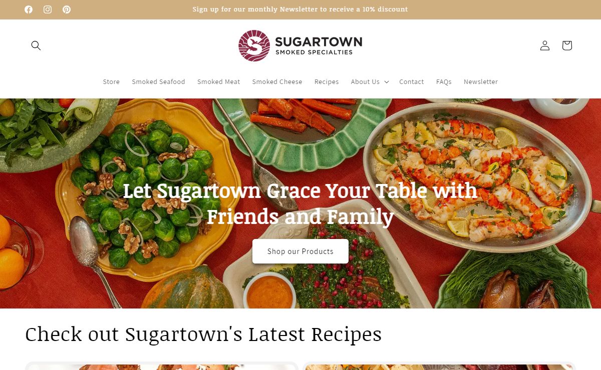 Premium Smoked Meats & Seafood at Sugartown Smoked Specialties