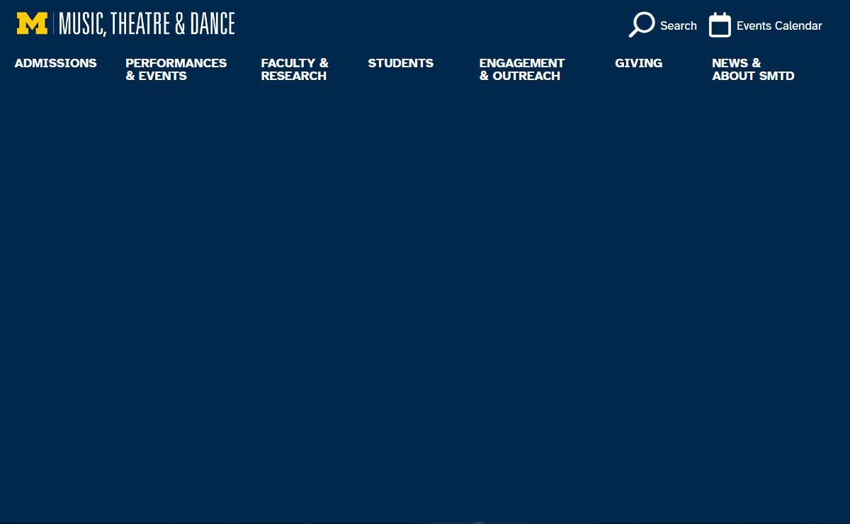 Home - University of Michigan School of Music, Theatre & Dance