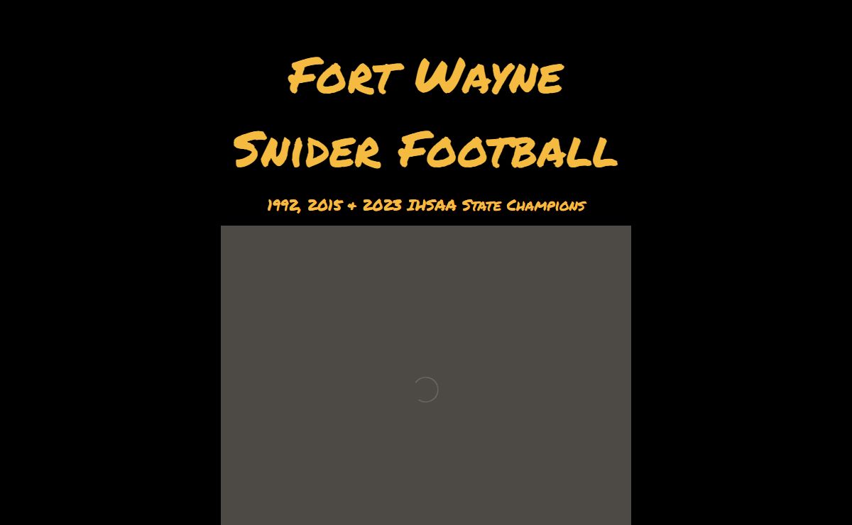 Fort Wayne Snider Football