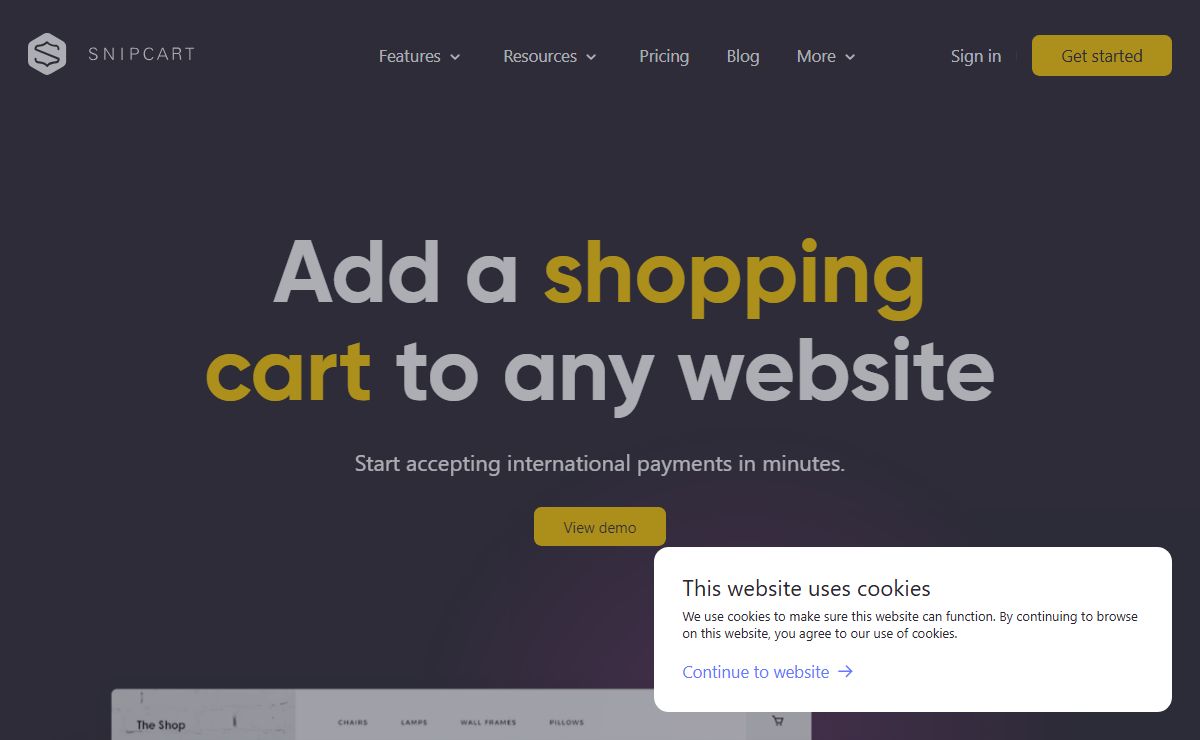 Add a Shopping Cart to Any Website in Minutes - Snipcart