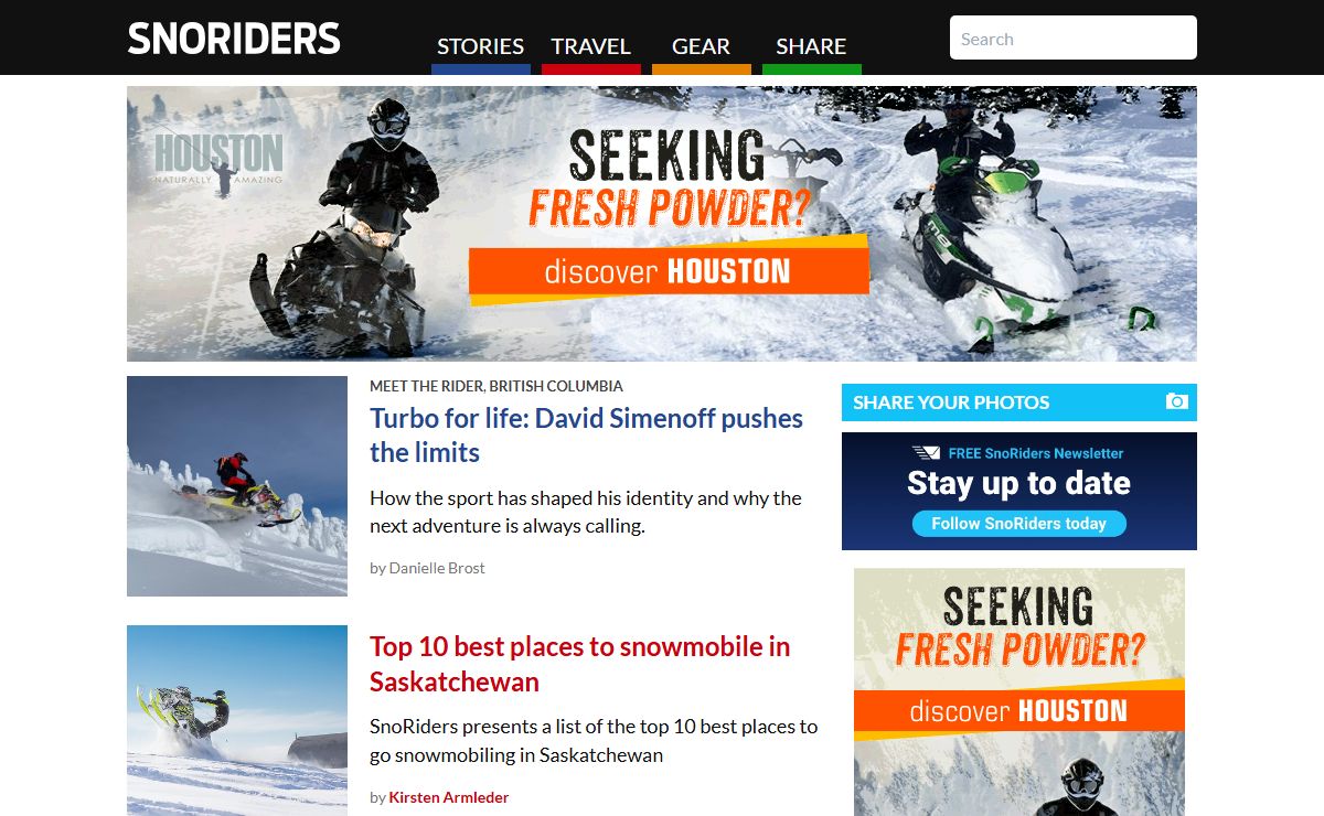 SnoRiders Online Snowmobiling Magazine | SnoRiders