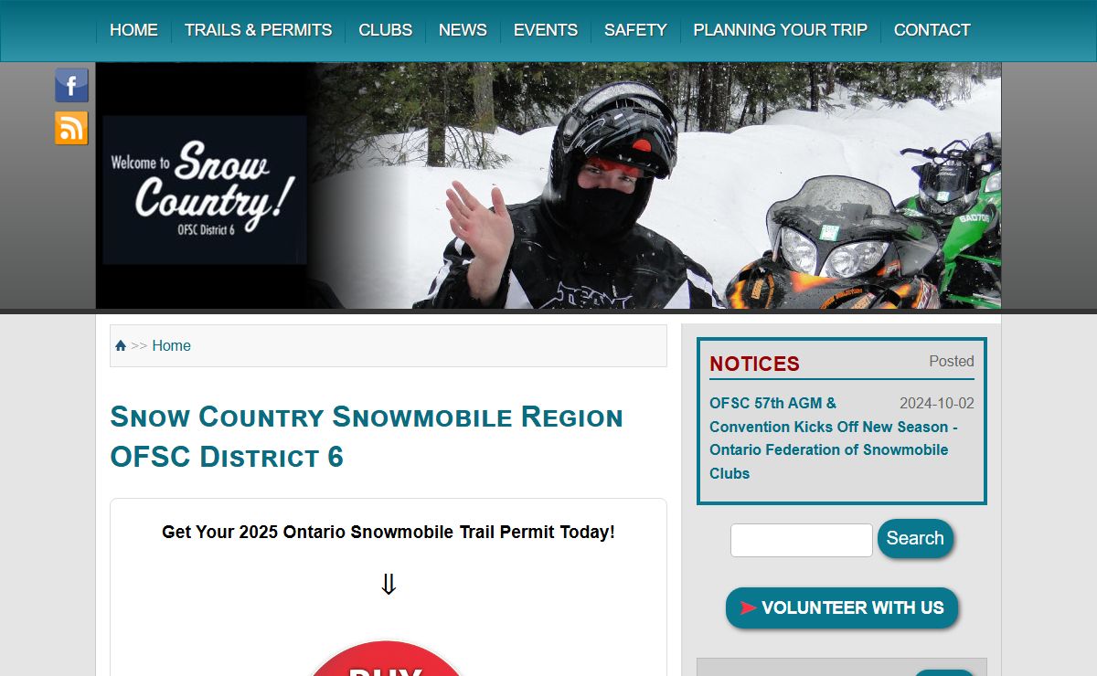 Snow Country Snowmobile Region