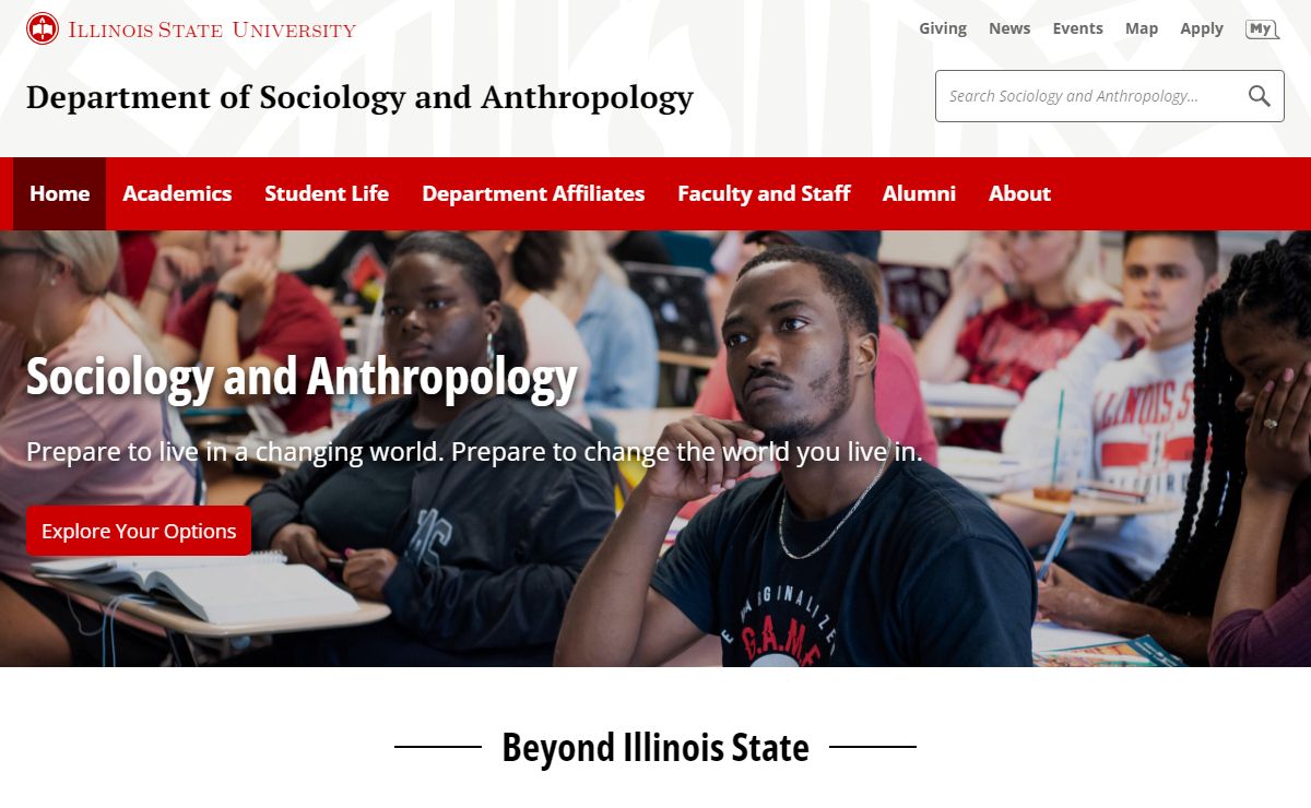 Department of Sociology and Anthropology | Illinois State