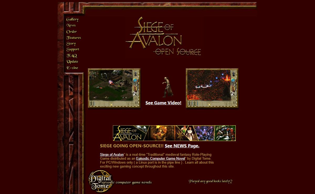 Siege of Avalon - Episodic Game Novel RPG