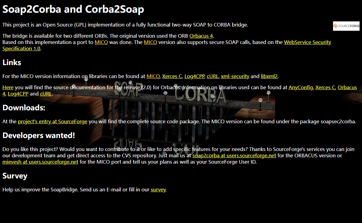 Soap2Corba and Corba2Soap