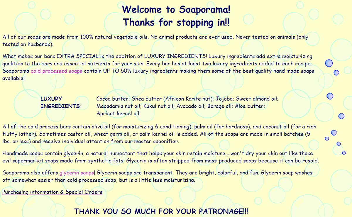 Welcome to Soaporama