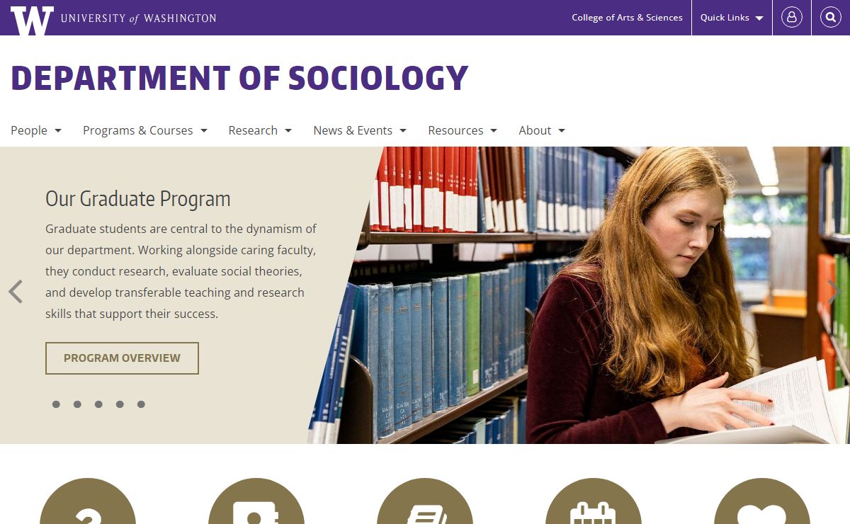 Home | Department of Sociology | University of Washington