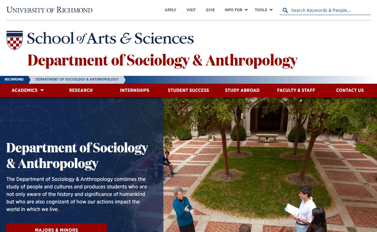 Department of Sociology & Anthropology