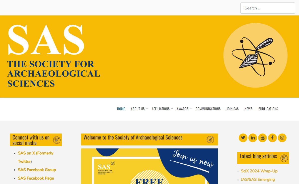About the Society - Society for Archaeological Sciences