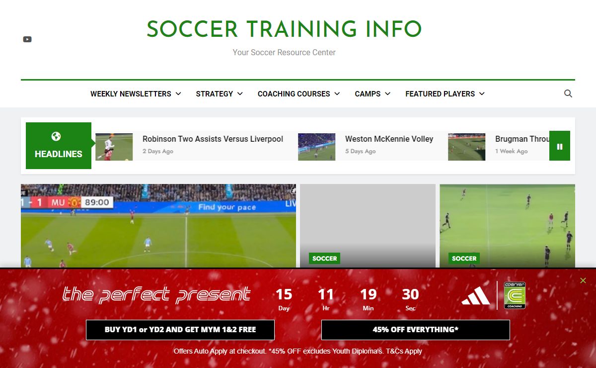 Soccer Training Info - Your Soccer Resource Center