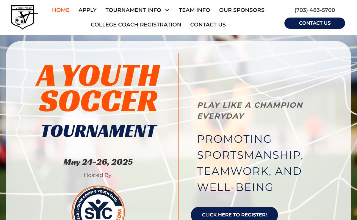 Youth Soccer Tournament in Lorton, VA
