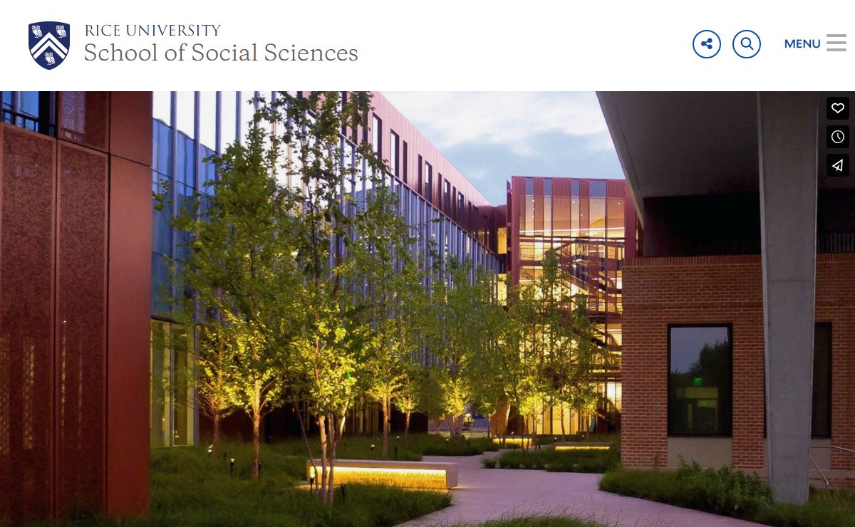 School of Social Sciences | Rice University