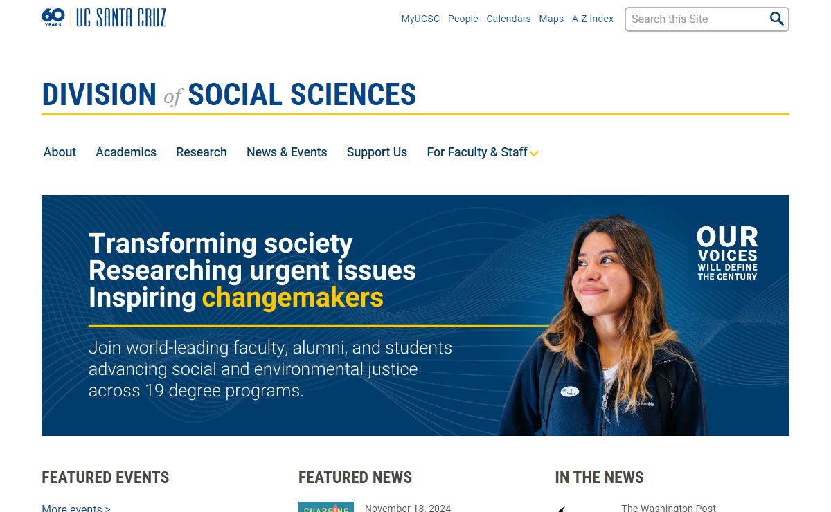 Division of Social Sciences