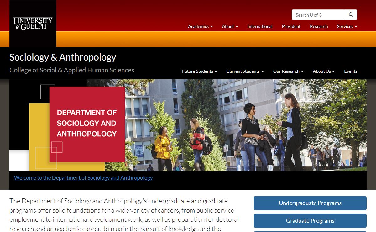 Sociology & Anthropology | College of Social & Applied Human Sciences