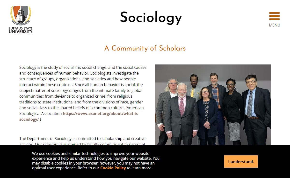 Sociology | SUNY Buffalo State College