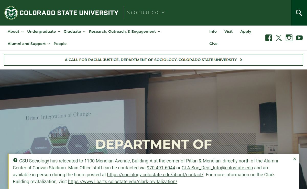 Home - Sociology | Colorado State University