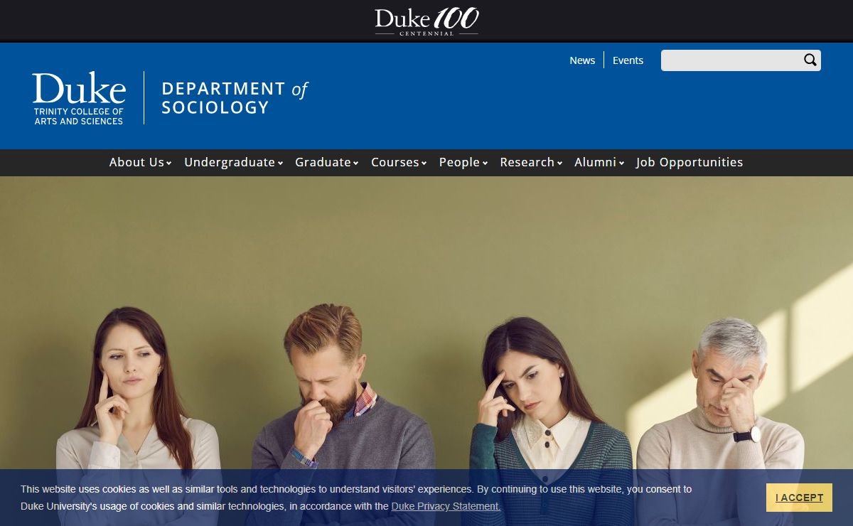 Front Page | Department of Sociology